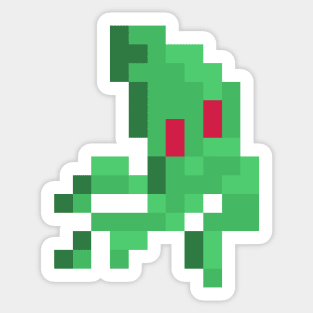 Cute kraken pixel Sticker